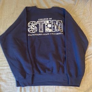 Large Youngstown State University college of STEM crewneck
